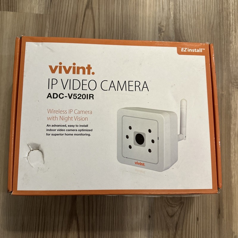 Vivint Cameras ADC-V520IR & AC Adapter with Stand & Antenna gallery