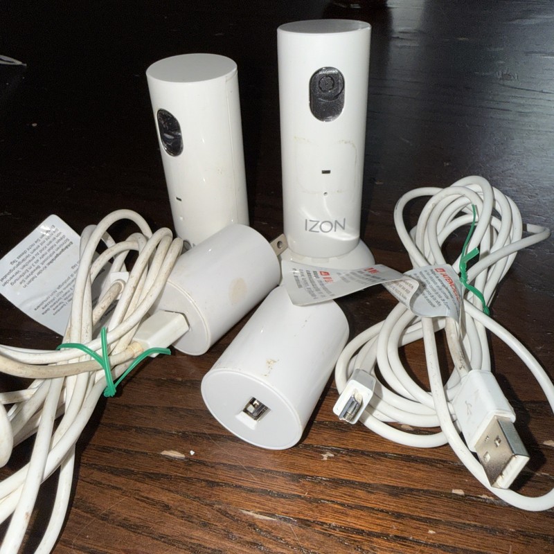 STEM IZON Remote Room Monitors Cameras WRM-WAO-01 Two TESTED units gallery