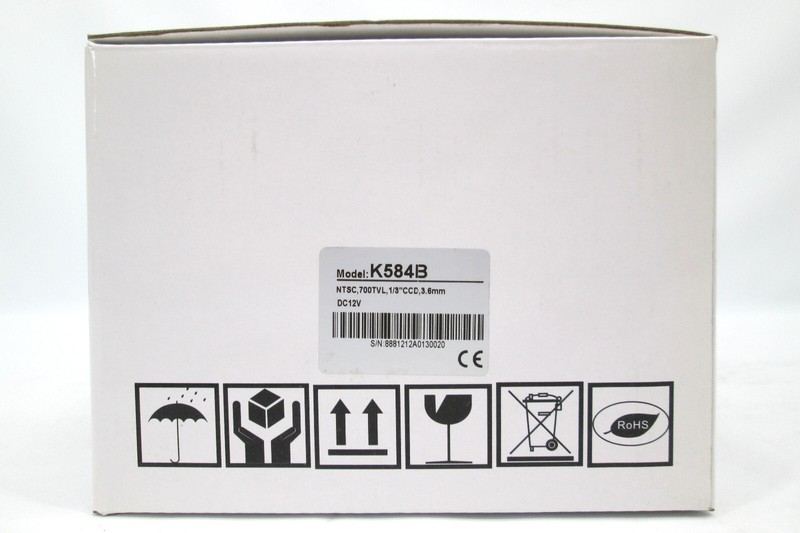 Professional IR Dome Security Camera NTSC 1/3" CCD 700TVL 3.6mm CCTV K584B gallery