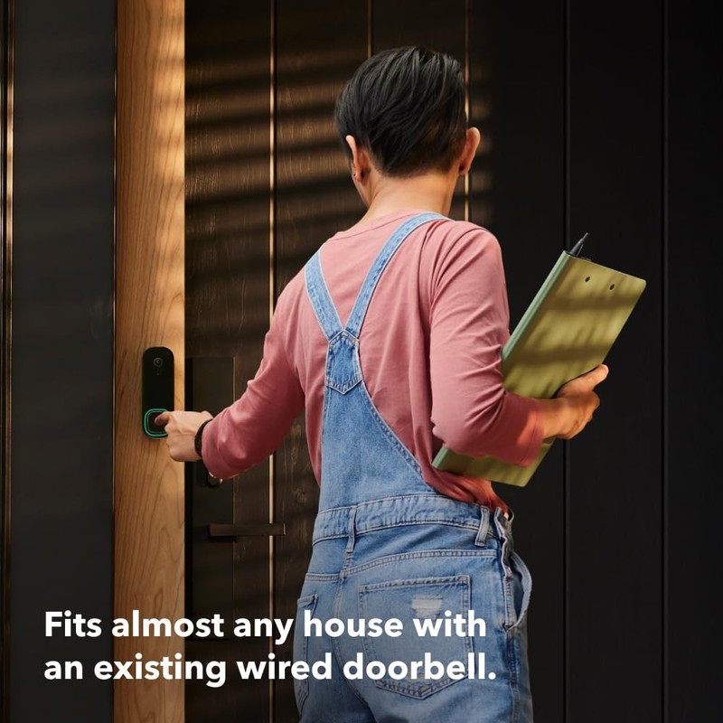 Smart Doorbell Camera Sensor Auto-Scheduling Thermostat WiFi Security Bundle Kit gallery