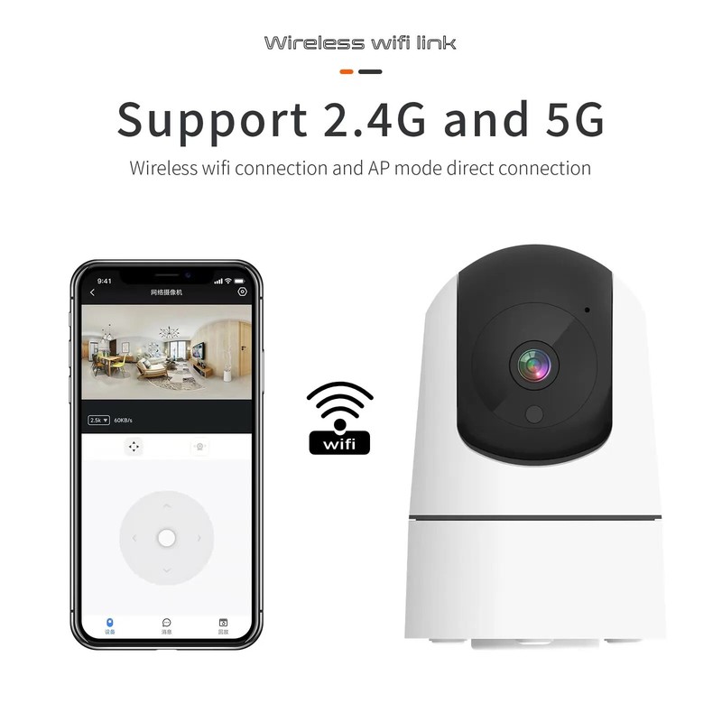 6MP Smart 5G WiFi Security Camera Auto Tracking Night Vision 6x Zoom Tuya IP Cam gallery