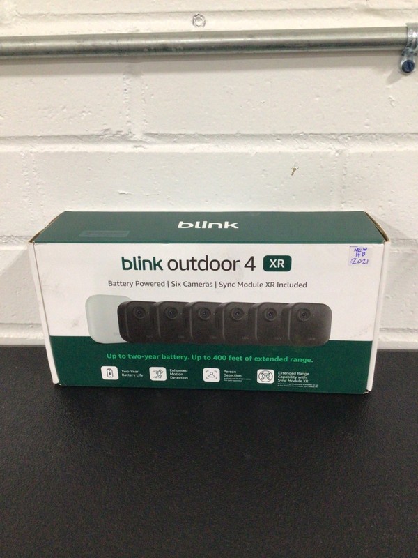 Blink Outdoor 4 XR , 6 Camera System w/Sync Module Included
