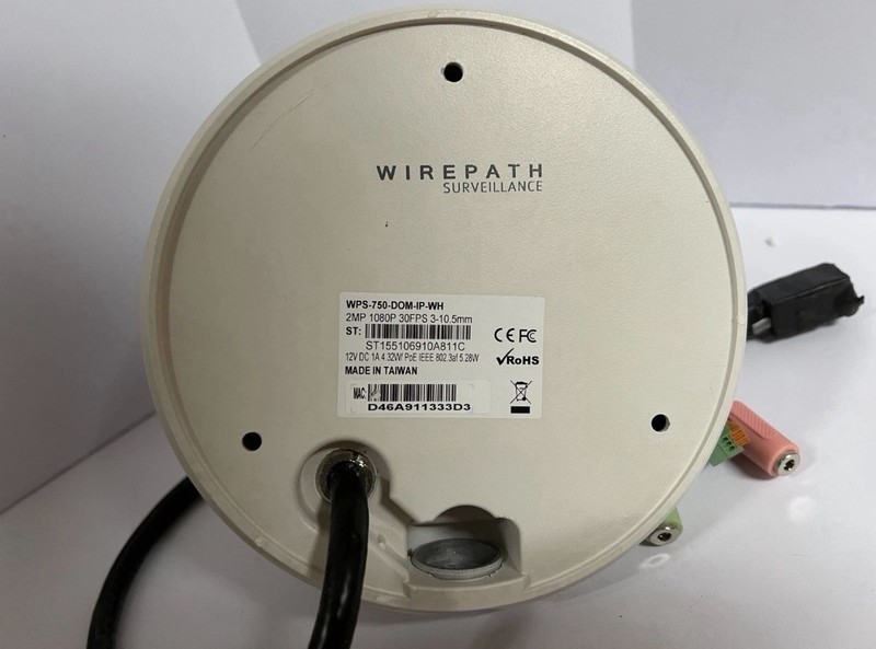 Wirepath 750 Series WPS-750-DOM-IP-WH Dome 2MP 1080P 50' IR Security Camera d607 gallery