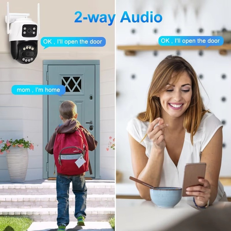 ASECAM 12MP 4K Wifi Camera, Dual Lens, AI Human Detection, Auto Tracking gallery