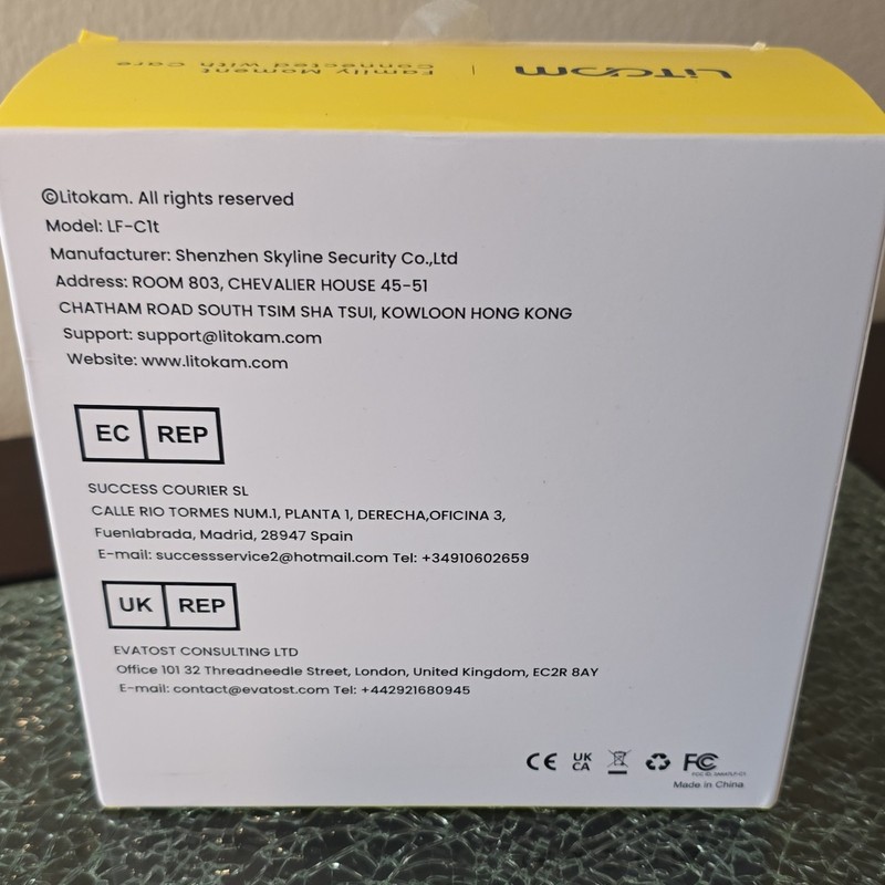 Litokam 2K WiFi Indoor IP Camera 2-Pack Night Vision 2-Way Audio LF-C1t gallery
