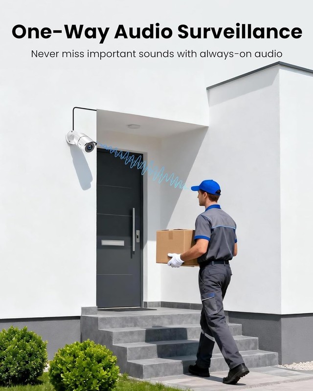 ZOSI 3K Lite Security Camera System 8 Bullet Cameras 1TB gallery