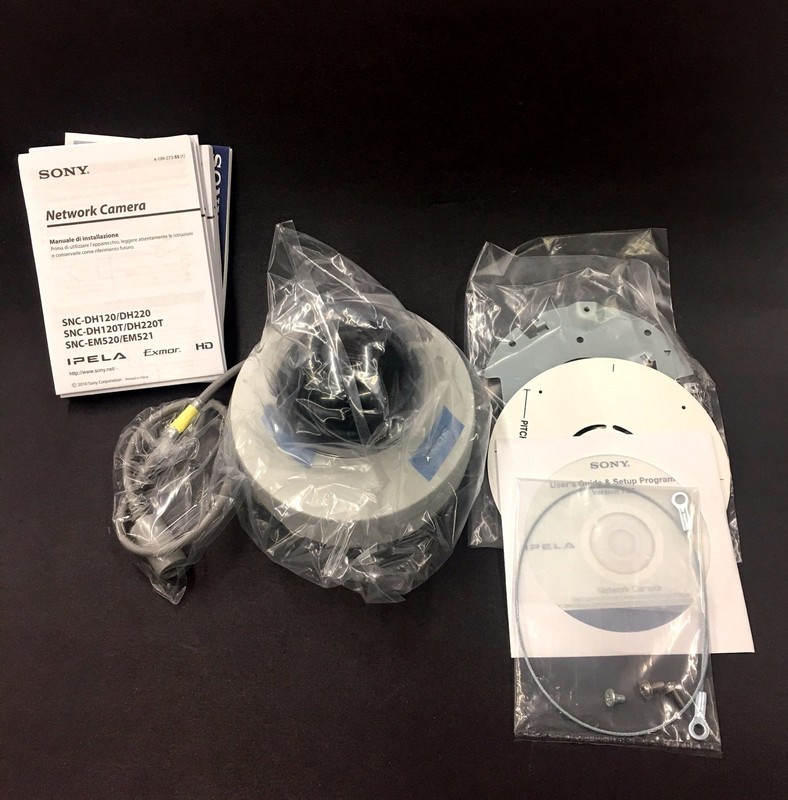 Sony SNC-EM520 Sd Minidome Camera, 1/3 Type Progessive Scan Exmor Cmos Sensor gallery