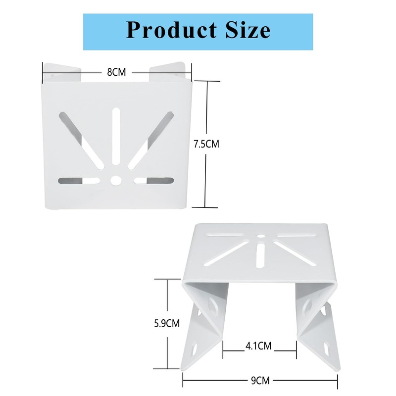 2 Pack Metal Mounting Corner Bracket for , Metal Corner Mount with Eufy SoloC... gallery