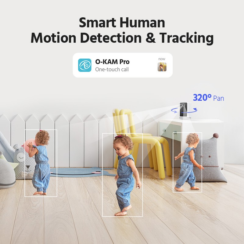 ANNKE Pan Video Security Camera 3MP WiFi Baby Monitor 2 Way Audio Human Tracking gallery