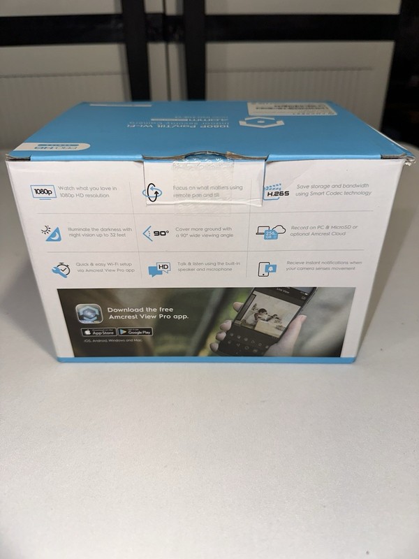 Amcrest IP2M-841B Indoor Pan/Tilt 1080P WiFi IP Security Camera - Black gallery