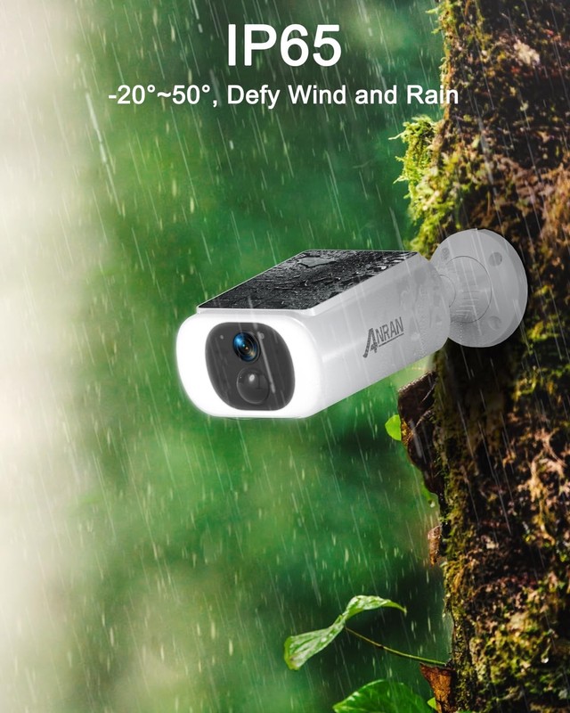 2K Solar Wireless Security Camera - Outdoor WiFi Surveillance, Color Night Visio gallery