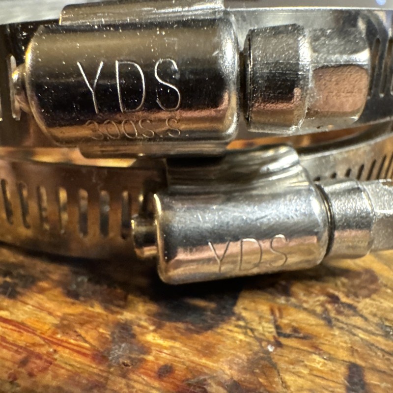 2 Verkada OEM Hose Clamps That Are Included in Boxes 300 Stainless Steel OEM NEW