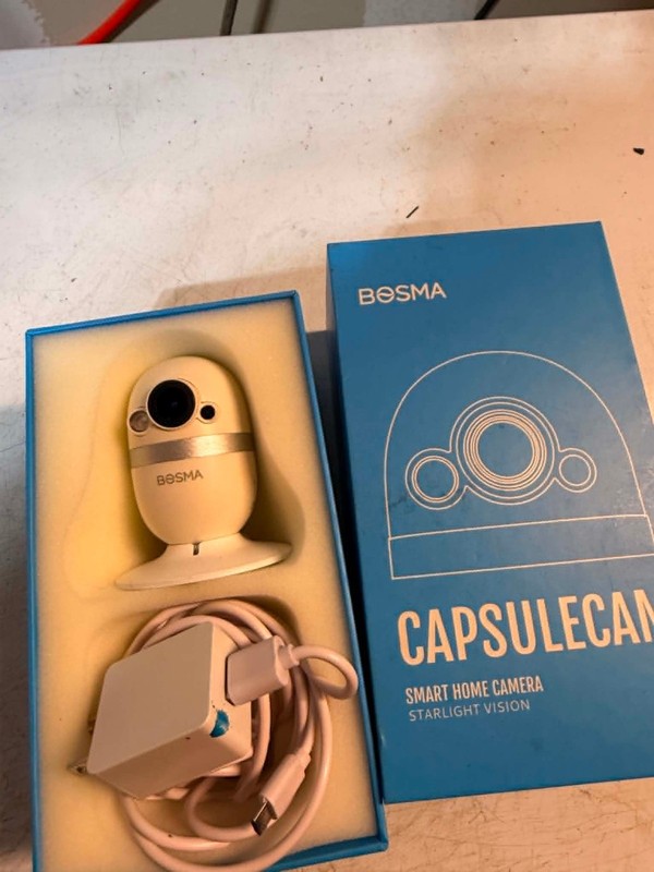 Capsulecam Indoor Security/Baby Camera by Bosma 1080P HD Video Night Vision New