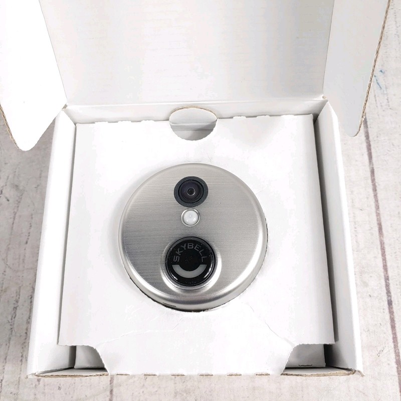 Honeywell Skybell DBCAM 1080p Video Doorbell Camera Silver – Tested + Working