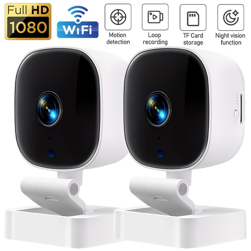 Camara De Seguridad WIFI 360° Para Casa Exterior 1080P Con Vision Nocturna Audio gallery