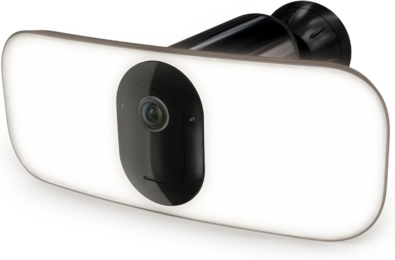 Floodlight Security Camera Wireless Outdoor 2K No Wiring – Arlo Pro 3, Rechargea