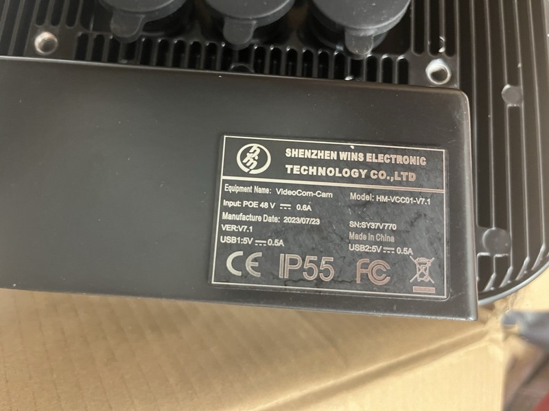 SHENZHEN WINS ELECTRONIC VideoCom-Cam Model: HM-VCC01-V7.1 gallery