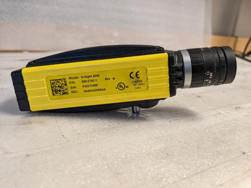Cognex In-Sight 4000 800-5762-1 Vision Camera w/ Fujinon DF6HA-1B Lens gallery