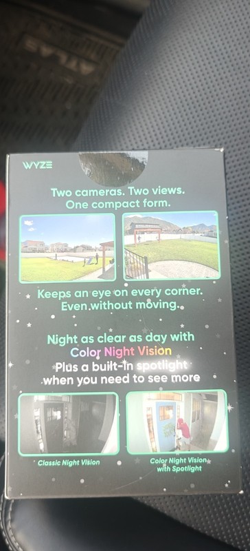 Wyze Duo Cam Pan Dual Pan Tilt Color Night Vision Camera NEW Sealed gallery