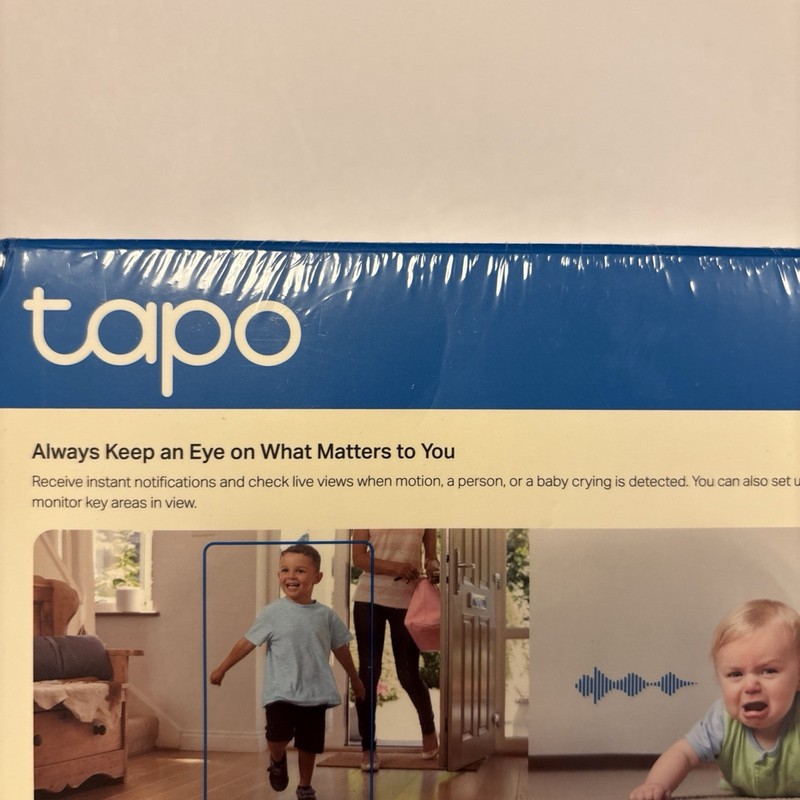 TP-Link Tapo Home Security 1080p Full HD Wi-Fi Camera Black C101 gallery