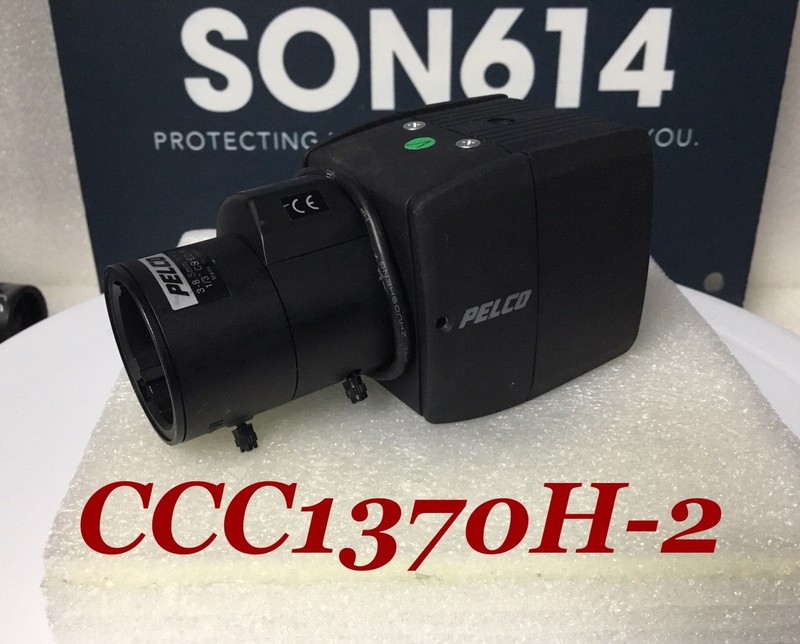 Pelco CCC1370H-2 Security Cube Color Camera W/ 480TVL 3-8.5mm 24VAC DSP TESTED!