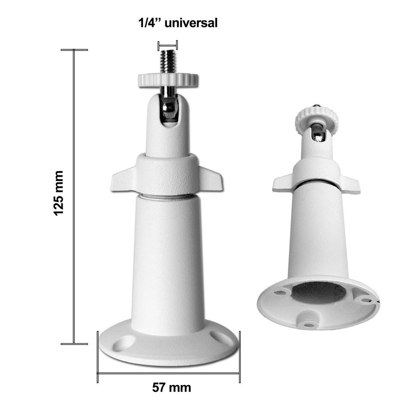 Security Camera Wall Mount Bracket (1/4'') Adjustable Indoor/Outdoor Mount Co... gallery