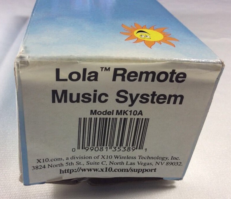 New Lola Remote Music System Model MK10A, X-10, Please See Description gallery