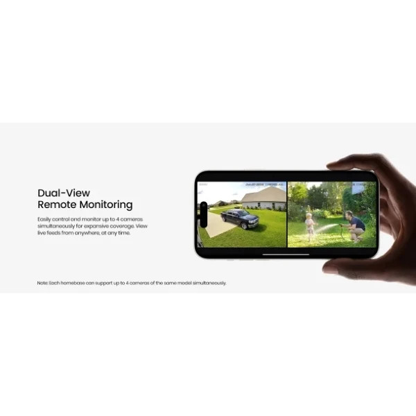 aosu Solar Camera Wireless 3K 5MP AI & WIFI 2-Cam + HomeBase – No Monthly Fee gallery