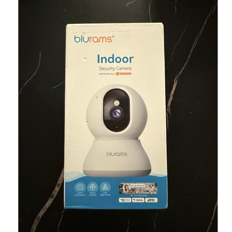 blurams Indoor Security Camera PTZ 2K Wi-Fi Color Night Vision White