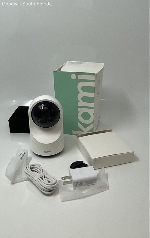 Kami White Indoor 360 Smart Home Wireless Security Camera Not Tested gallery