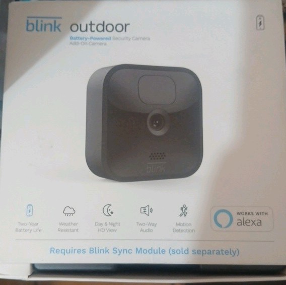 1 Add On Camera Blink Outdoor 1080p WiFi Security Camera Battery 3rd Gen NO SYNC