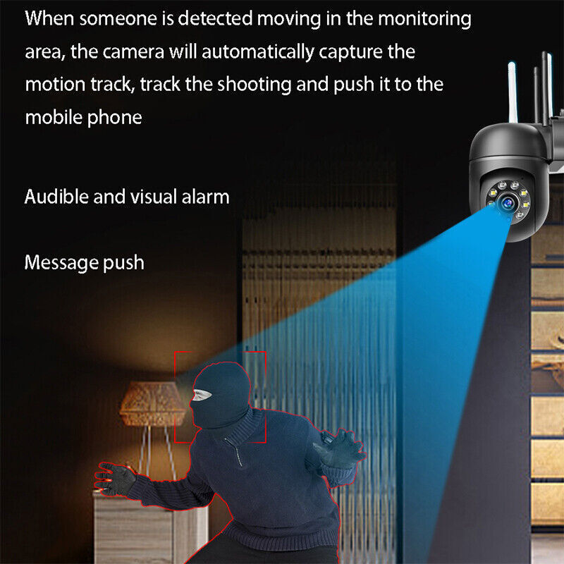 4 x Wireless 5G WiFi Security Camera System Smart outdoor Night Vision Cam 1080P gallery