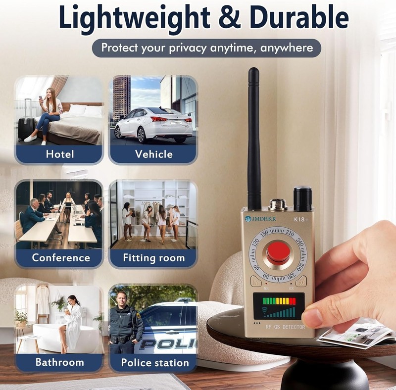 K18+ Portable Hidden Camera Detector – Your Ultimate Privacy Protection Tool gallery