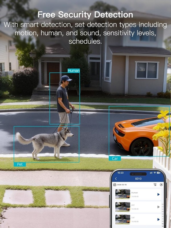 Versatile Security Camera for Indoor and Outdoor Use with Alexa Compatibility gallery