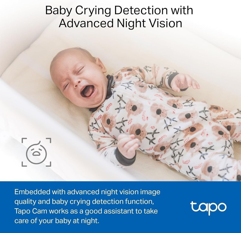 Tapo 1080P Indoor Wired Security Camera 4 Pack Night Vision Audio Alexa C100 gallery