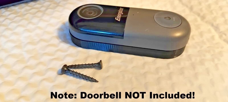 Replacement Mount for Energizer Smart Video Doorbell | Model: EOD1 1001 / 1002 gallery