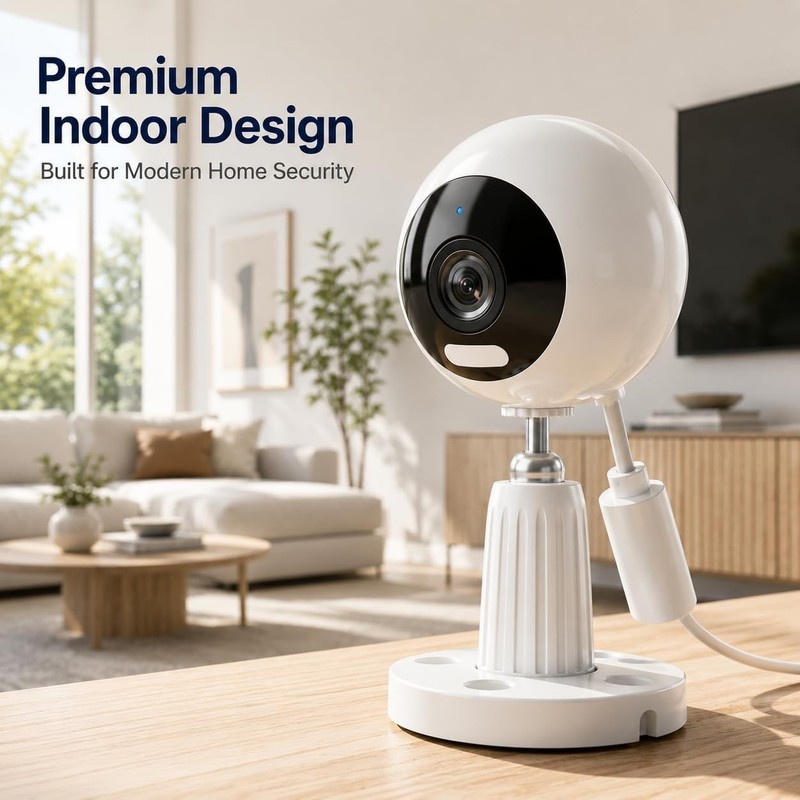 3MP Indoor Security Camera with Color Night Vision & Motion Detection gallery