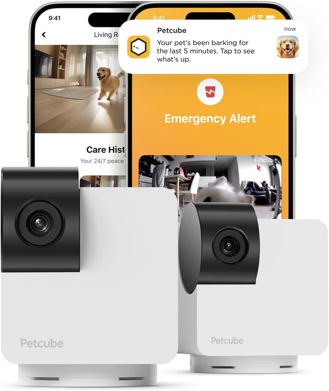 Cam 360 the Pack of 2 Camera | Ultimate Interactive Wifi Pet and Home Security P gallery