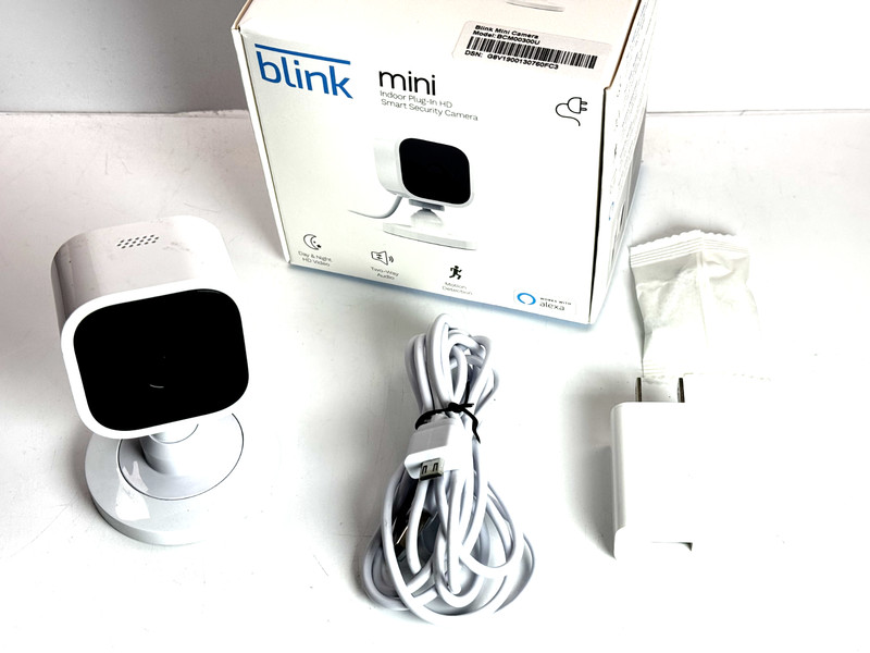 ✅ Blink Mini Indoor Plug-In 1080 HD Smart Security Camera BCM00300U ✅