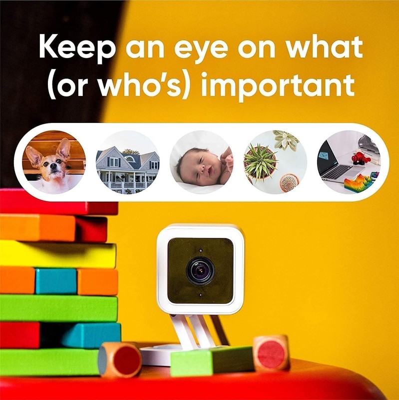 Cam V3 Smart Home Security Camera, Indoor/Outdoor Use, IP65-Rated, 1080p Plug... gallery