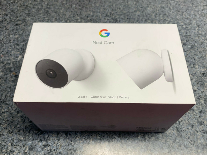 Google – Nest Camera Battery 2 Pack Indoor/Outdoor Snow Wifi GA01894-US “READ”