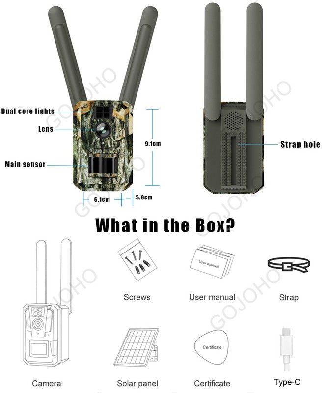 Wireless camera with camouflage pattern, outdoor wildlife tracking camera gallery