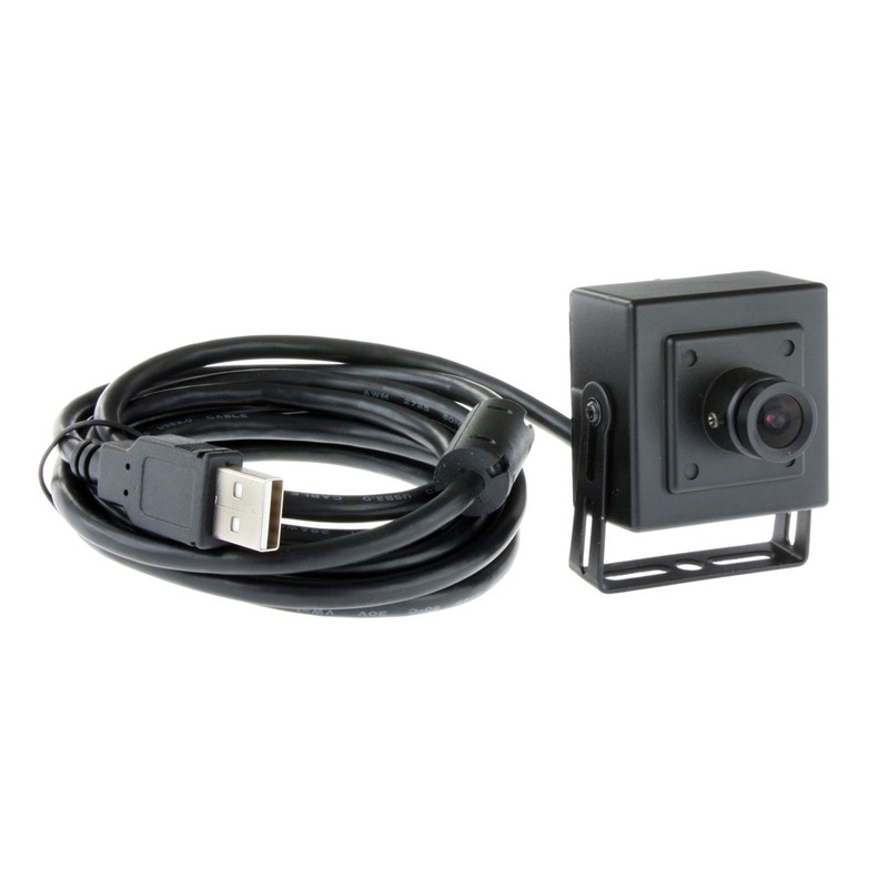 1MP H.264 USB camera w/ 12mm Lens 720P HD Mini Webcamera Support Microphone & IR