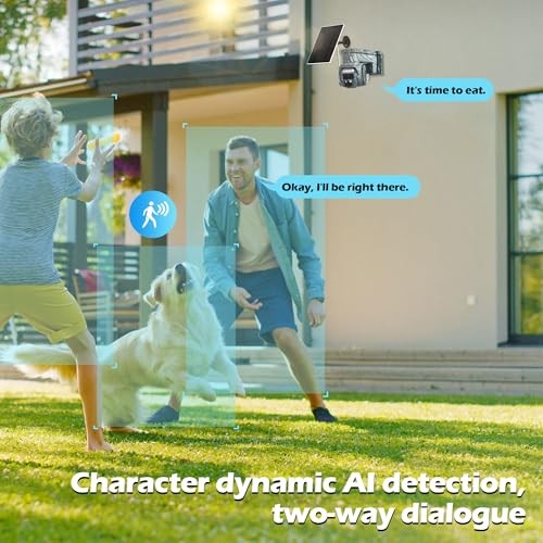 4G LTE Cellular Solar Powered Security Camera Wireless Outdoor, No WiFi Camera gallery