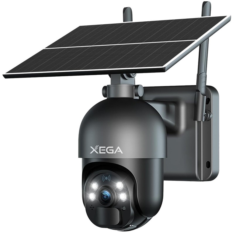 Solar Powered 4G LTE Security Camera