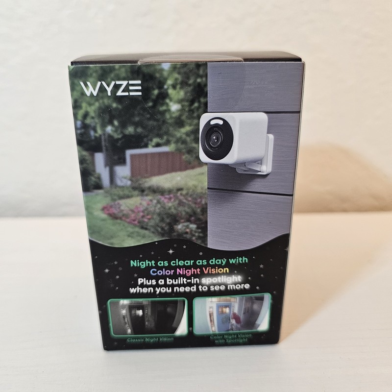 Wyze Cam v4 2.5K Wired Color Night Vision Indoor/Outdoor Camera gallery