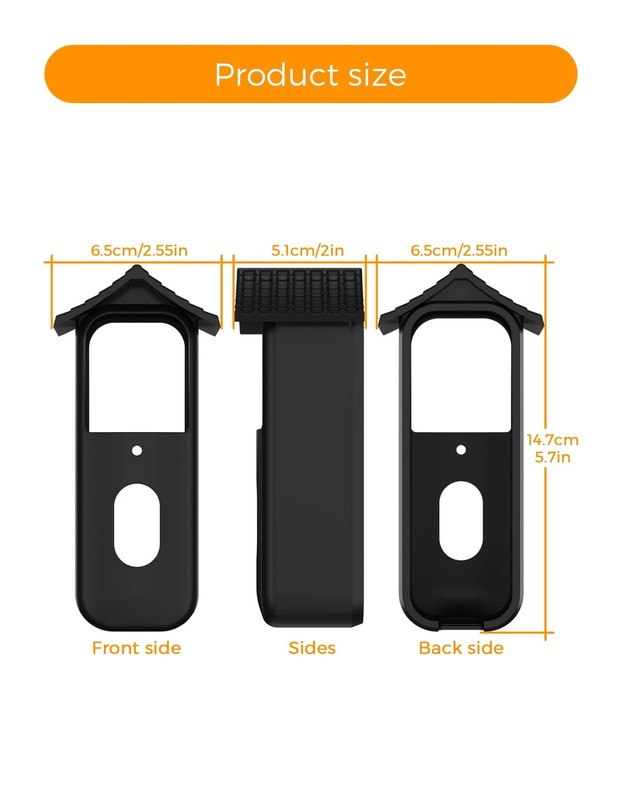 Silicone Cover for Blink Video Doorbell 2025 Waterproof Doorbell Cover, Scrat... gallery