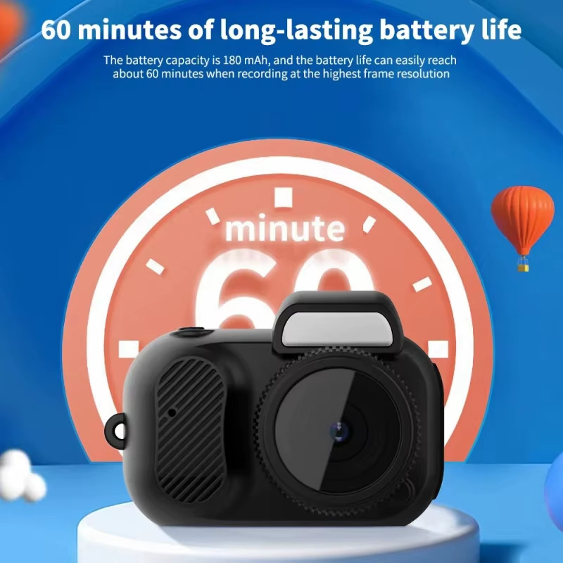 Retro Mini Camera with Screen Indoor Home Outdoor 1080P HD Portable Very Small C gallery