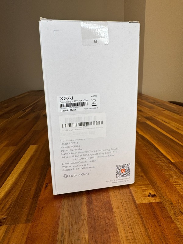 XPAI 4K Security Camera, 64G Built-in Storage - NEW/OPEN BOX gallery
