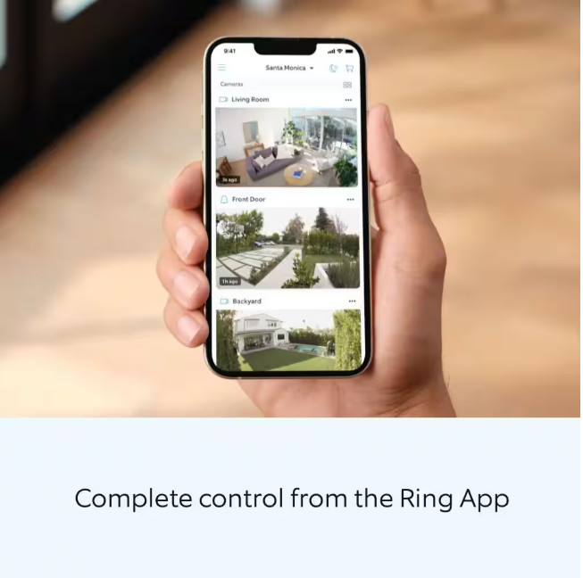 Ring Spotlight Cam Plus, Battery - Black gallery
